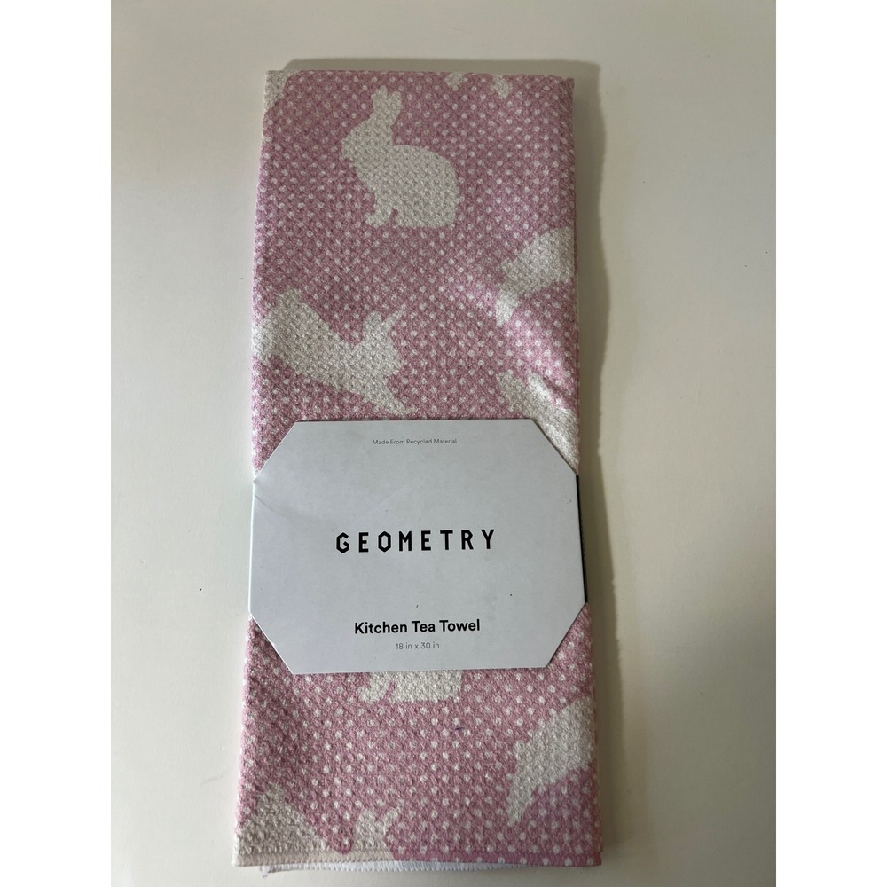 Geometry Kitchen‎ Tea Towels Daisy Florals Yellow Brown White NWT